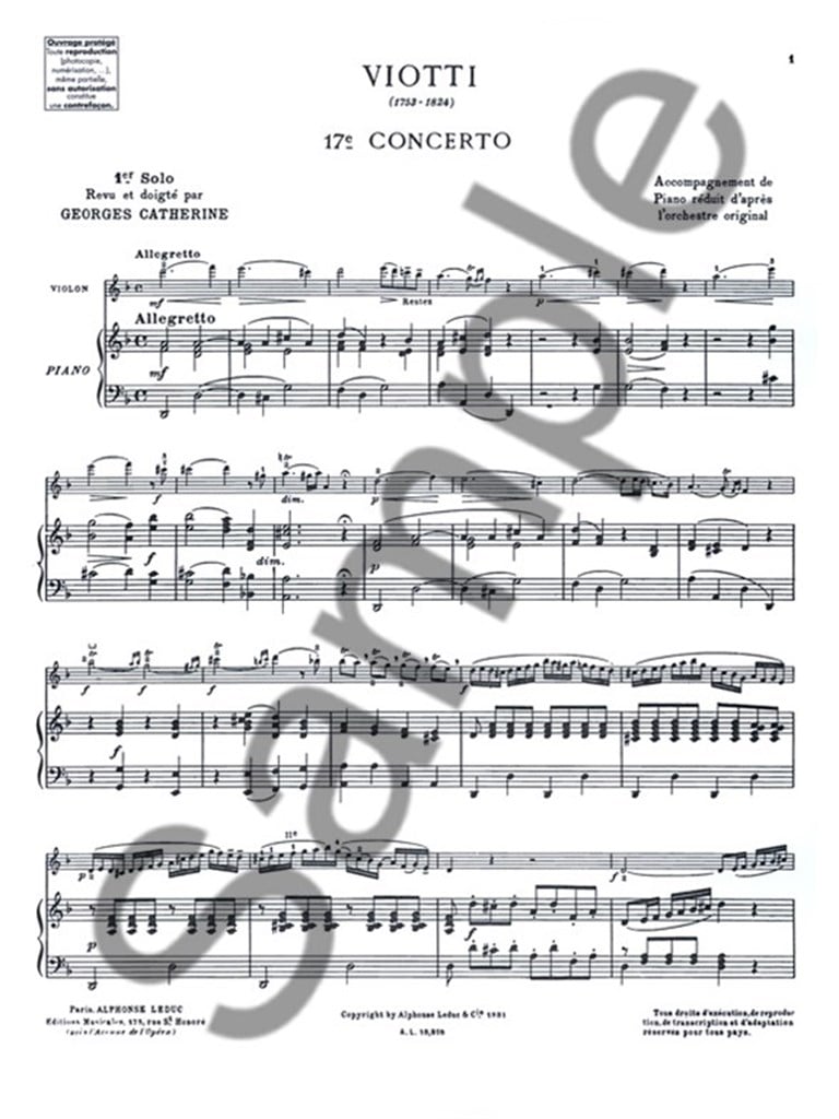 Premiers Solos Concertos